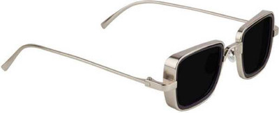trendoz Retro Square Sunglasses(For Men & Women, Black)
