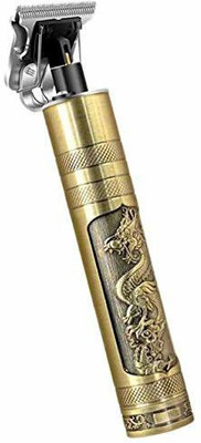 Accruma Professional Clippers Trimmer Shaver Cordless RechargeableT-Blade 1 Trimmer 100 min  Runtime 3 Length Settings(Gold)
