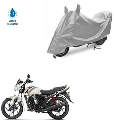 SRENTERPRISES Two Wheeler Cover for Suzuki(Sling Shot, Silver)