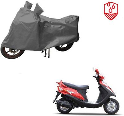 RPSENTTERPR Waterproof Two Wheeler Cover for Mahindra(Flyte, Grey)