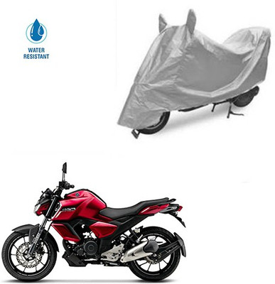 SRENTERPRISES Two Wheeler Cover for Yamaha(FZ-S, Silver)