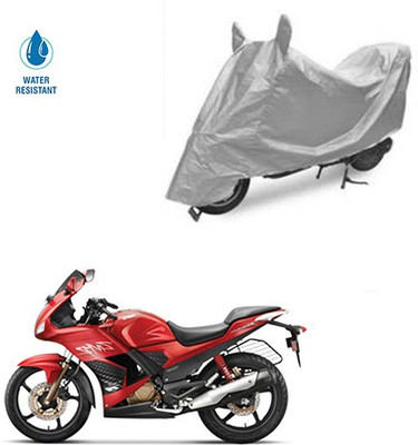 SRENTERPRISES Two Wheeler Cover for Hero(Karizma ZMR, Silver)
