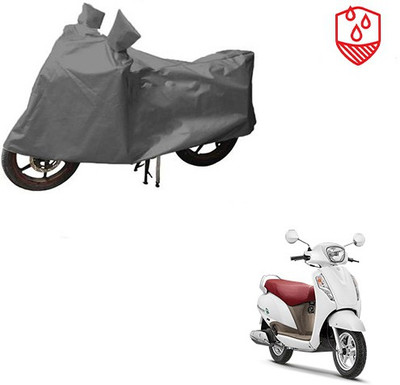 RPSENTTERPR Waterproof Two Wheeler Cover for Suzuki(Access, Grey)