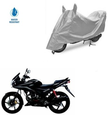 SRENTERPRISES Two Wheeler Cover for Honda(CBF Stunner, Silver)