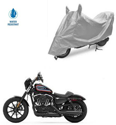 SRENTERPRISES Two Wheeler Cover for Harley Davidson(XL 1200, Silver)