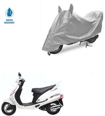 SRENTERPRISES Two Wheeler Cover for Mahindra(Rodeo, Silver)