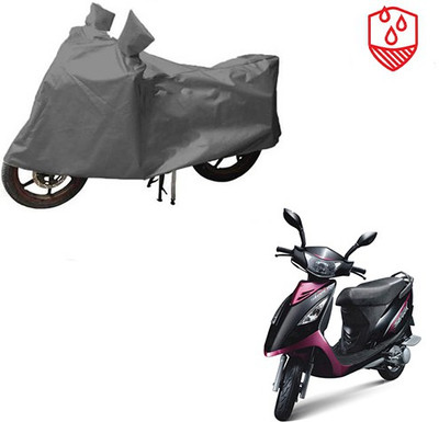 RPSENTTERPR Waterproof Two Wheeler Cover for TVS(Scooty Streak, Grey)