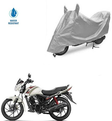 SRENTERPRISES Two Wheeler Cover for Suzuki(Sling Shot Plus, Silver)
