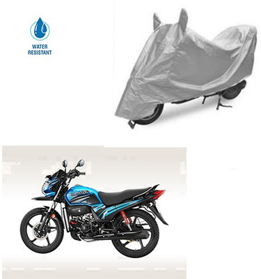 SRENTERPRISES Two Wheeler Cover for Honda(Passion Pro TR, Silver)