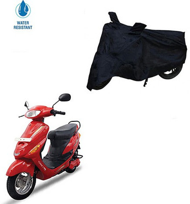 SRENTERPRISES Two Wheeler Cover for Hero(E Sprint, Black)