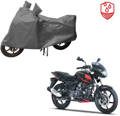 Atulit enterprises Waterproof Two Wheeler Cover for Bajaj(Pulsar 180 DTS-i, Grey)