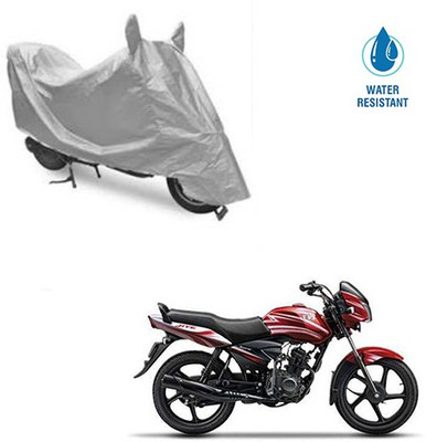 MOTOWORLD Two Wheeler Cover for TVS(Jive, Silver)