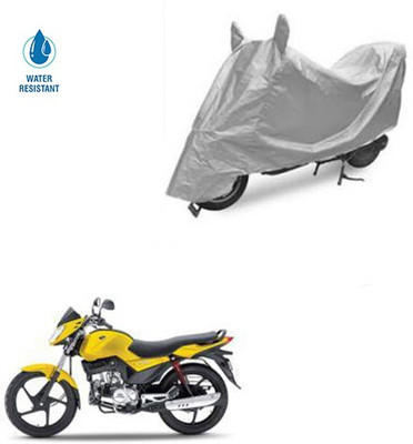 SRENTERPRISES Two Wheeler Cover for Mahindra(Stallio, Silver)