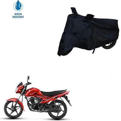 Mdstar Waterproof Two Wheeler Cover for Suzuki(Hayate, Black)