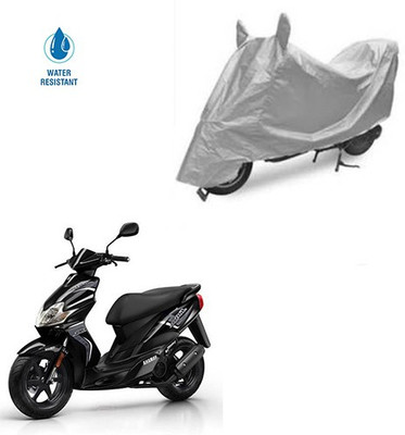 SRENTERPRISES Two Wheeler Cover for Yamaha(Jog R, Silver)
