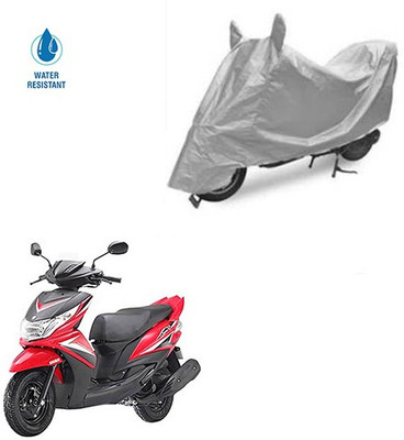 SRENTERPRISES Two Wheeler Cover for Yamaha(Ray, Silver)