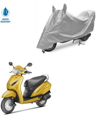 SRENTERPRISES Two Wheeler Cover for Honda(Activa 5G, Silver)