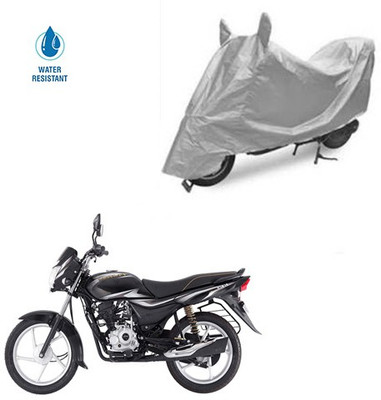 SRENTERPRISES Two Wheeler Cover for Bajaj(Platina 100 DTS-i, Silver)