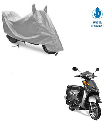 MOTOWORLD Two Wheeler Cover for Indus(Yo EXL, Silver)