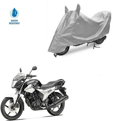 SRENTERPRISES Two Wheeler Cover for Yamaha(SZ R, Silver)