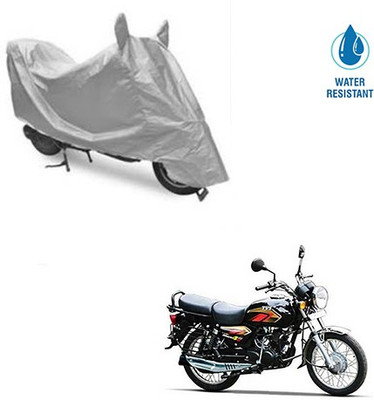 MOTOWORLD Two Wheeler Cover for TVS(Max 4R, Silver)
