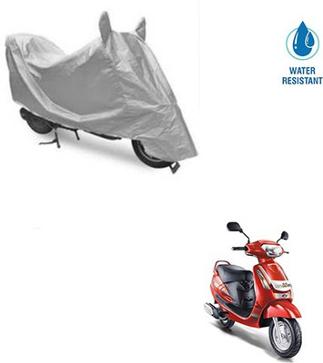 MOTOWORLD Two Wheeler Cover for Mahindra(Duro DZ, Silver)