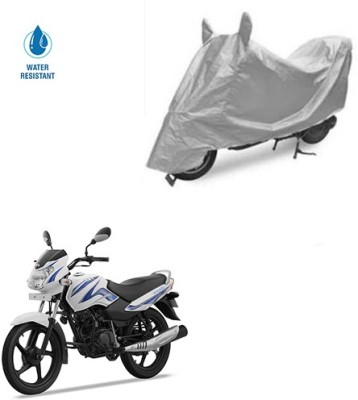 SRENTERPRISES Two Wheeler Cover for TVS(Star Sport, Silver)