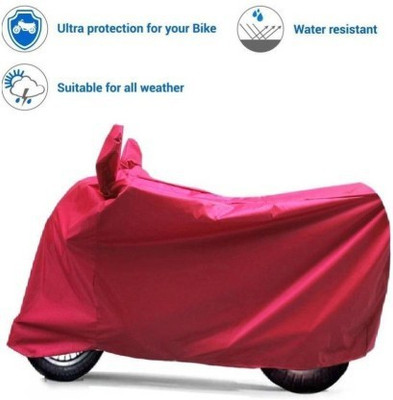 kyathat Waterproof Two Wheeler Cover for Universal For Bike(Rodeo, Red)