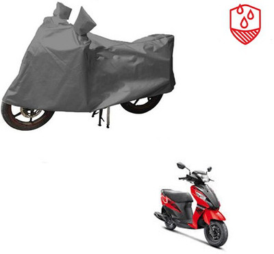 Atulit enterprises Waterproof Two Wheeler Cover for Suzuki(Let's, Grey)