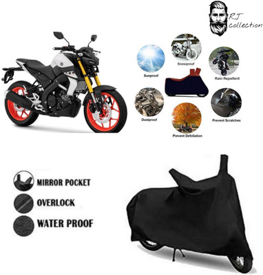 Amozkart Waterproof Two Wheeler Cover for Yamaha(MT 9, Black, Grey, Blue)