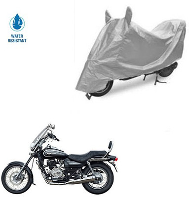 SRENTERPRISES Two Wheeler Cover for Bajaj(Avenger 220 Cruise, Silver)