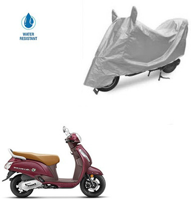 SRENTERPRISES Two Wheeler Cover for Suzuki(Access SE, Silver)
