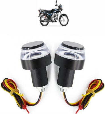 Vagary Front LED Indicator Light for Bajaj CT 100(White, Blue)