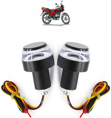 Vagary Front LED Indicator Light for Hero Passion Plus(White, Blue)