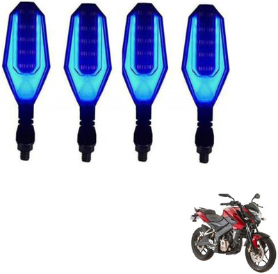 AuTO ADDiCT Front, Rear, Side LED Indicator Light for Bajaj Pulsar 150 NS(Blue, Yellow)