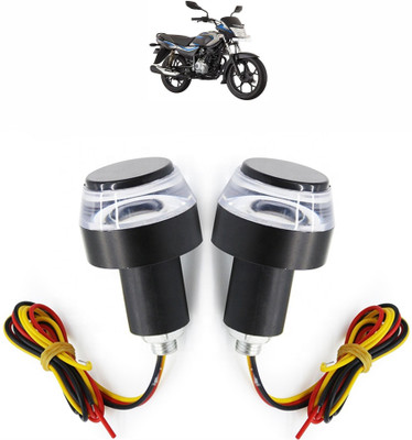 Vagary Front LED Indicator Light for Bajaj Platina 125(White, Blue)