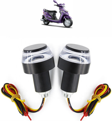 Vagary Front LED Indicator Light for Mahindra Rodeo RZ(White, Blue)