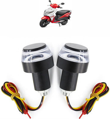 VAGARY Front LED Indicator Light for Honda Dio(White, Blue)