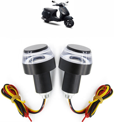 Vagary Front LED Indicator Light for Piaggio Vespa LX(White, Blue)
