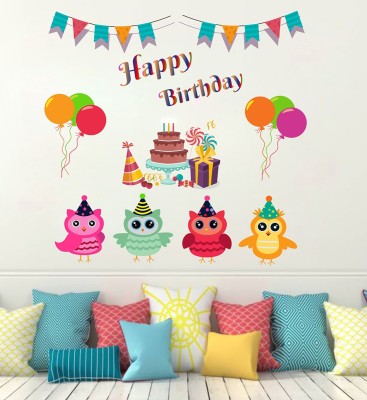 Wallzone 70 Birthday Removable Sticker(Pack of 1)