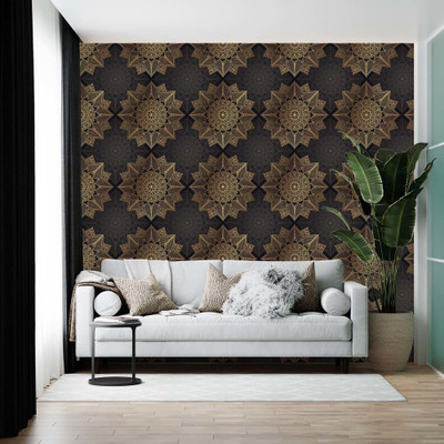 BRITISH TERMINAL Abstract Multicolor Wallpaper(500 cm x 45 cm)