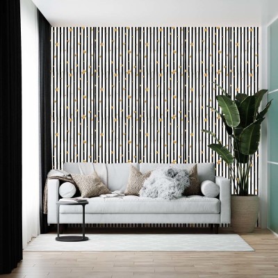 BRITISH TERMINAL Abstract Multicolor Wallpaper(600 cm x 45 cm)