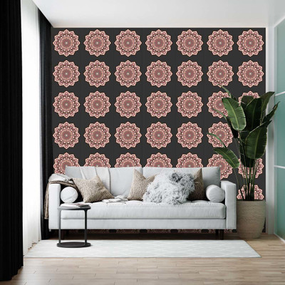 BRITISH TERMINAL Abstract Multicolor Wallpaper(600 cm x 45 cm)