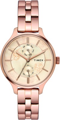 TIMEX Multifunction Rose Gold Dial Analog Watch  - For Women