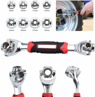 VibeX Tiger Wrench® -49 ® Socket Wrench Multifunction Universal Tool Double Sided Socket Wrench(Pack of 1)
