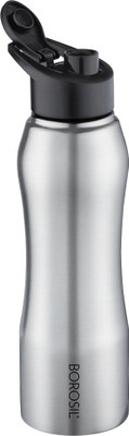 BOROSIL 1000 ml Steel Bottle(Pack of 1, Silver)