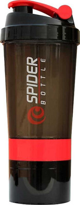 Rapport 500 ml Plastic Shaker(Pack of 1, Red)