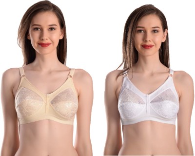 soft beauty Brazil Bra Women T-Shirt Non Padded Bra(Beige, White)