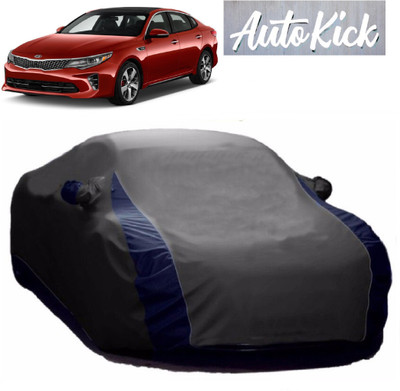AutoKick Car Cover For Kia Optima (With Mirror Pockets)(Grey)