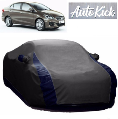 AutoKick Car Cover For Maruti Suzuki Ciaz (With Mirror Pockets)(Grey)